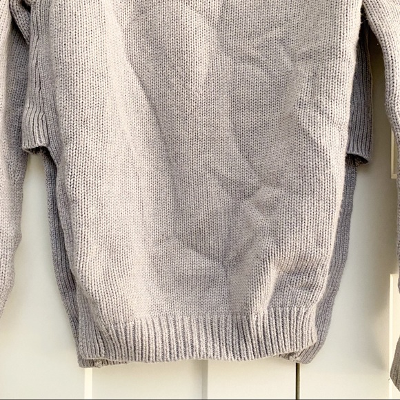 Lululemon Yin To You Crewneck Merino Wool Chunky Knit  Sweater Split Side - Picture 9 of 11
